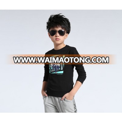 Autumn 2017 t-shirt polo Childrens Boys Tee Shirt Long sleeved t-shirt printing custom t-shirt