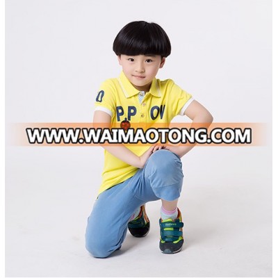 CC010102 export boy clothes 2017 year top fashion 100% cotton polo baby clothes