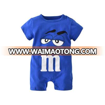 BS026026 2017 Year New Design Baby Boy Romper 100% Cotton Newborn Baby Boy Clothes Romper