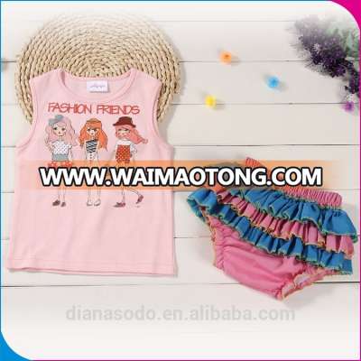 BS030201-BCS Factory Custom Wholesale Fashion Design Baby Clothes For Sale Set