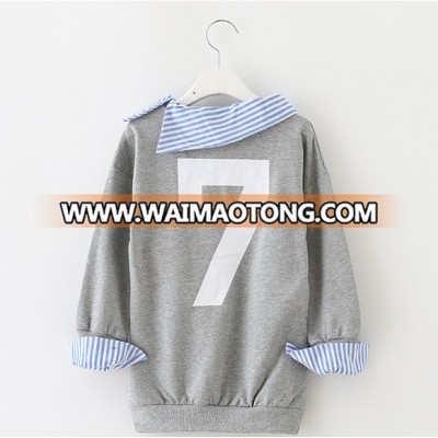 CC0215 2017 Year New Design Autumn Baby Girls Sweater Toddler Girls Long-Sleeve Pullover Clothes